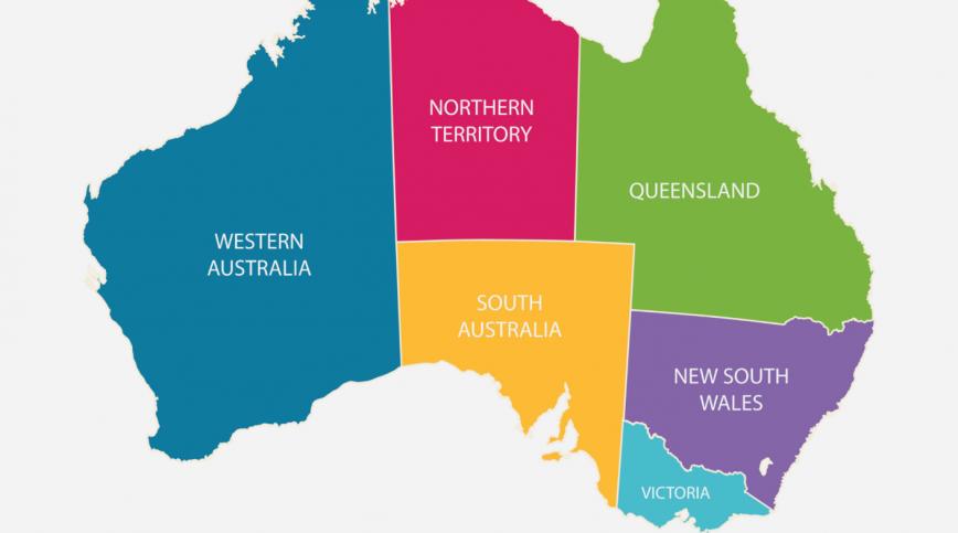 オーストラリアの各州と特別地域の特徴